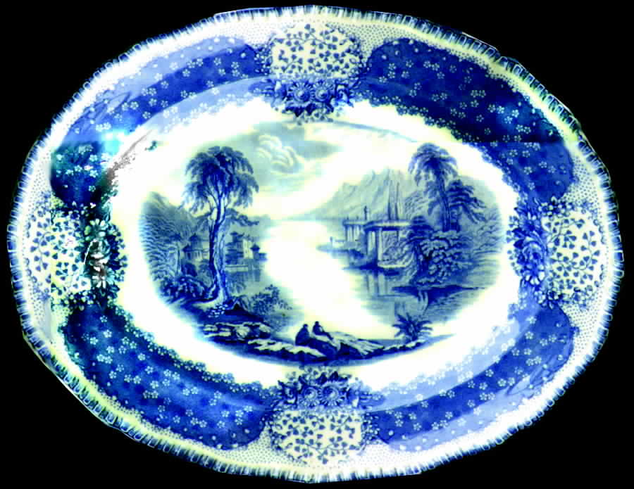 RD44 14" Oval Serving Platter by Royal Doulton-1