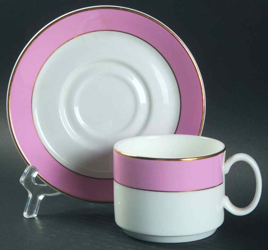 RD51 Flat Cup & Saucer Set by Royal Doulton-1