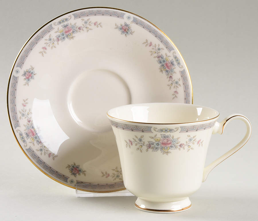 Rebecca Footed Cup & Saucer Set by Royal Doulton-1