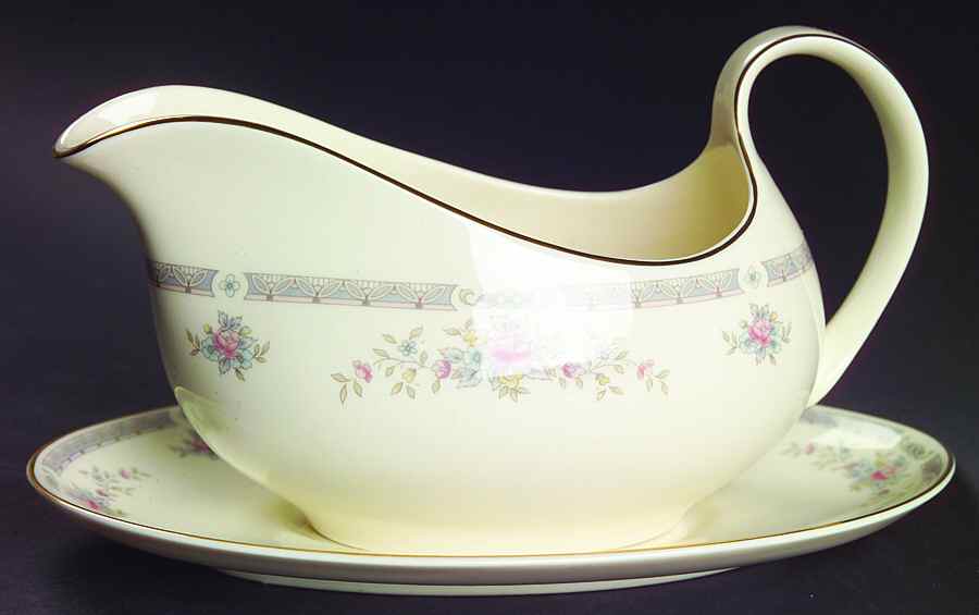 Rebecca Gravy Boat & Underplate by Royal Doulton-1