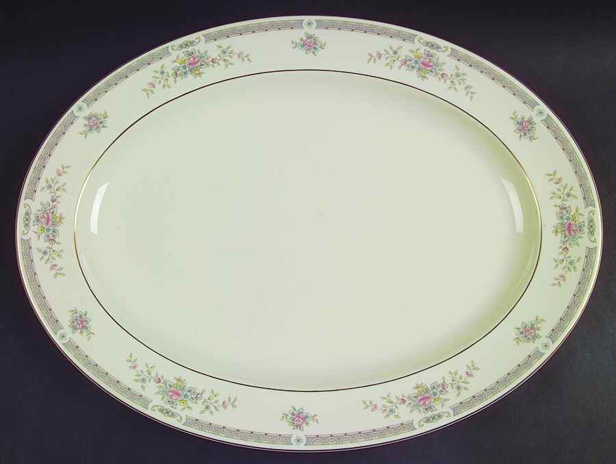 Rebecca 16" Oval Serving Platter by Royal Doulton-1