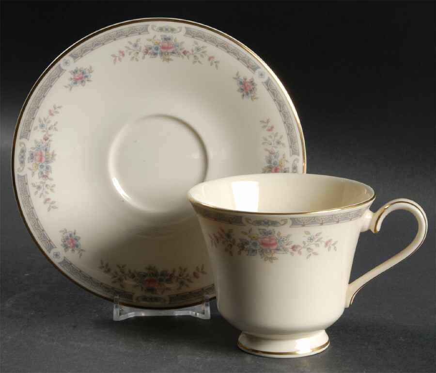 Rebecca Footed Cup & Saucer Set by Royal Doulton-1