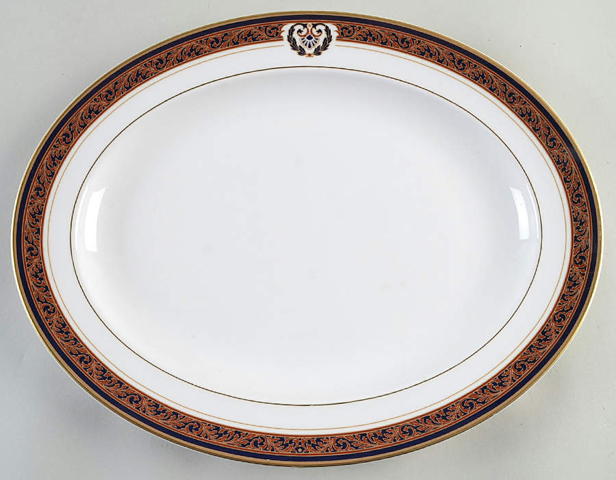 Regal Crest 13" Oval Serving Platter by Royal Doulton-1