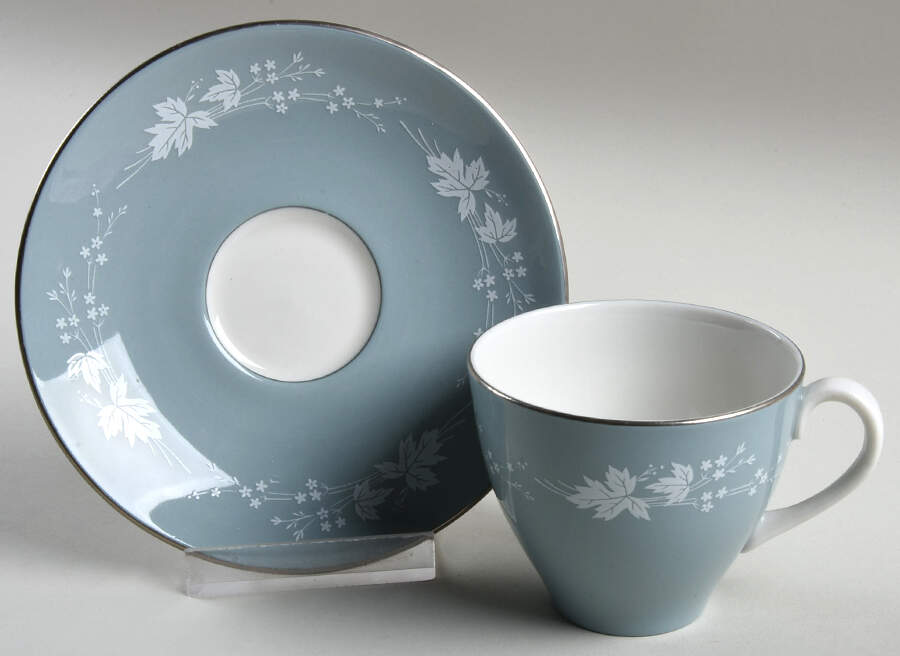 Reflection Flat Demitasse Cup & Saucer Set by Royal Doulton-1