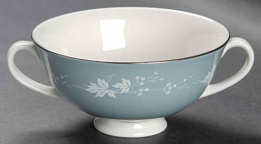 Reflection Footed Cream Soup Bowl by Royal Doulton-1