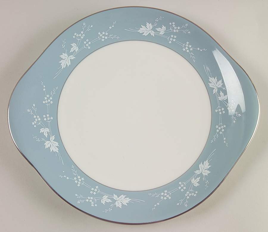 Reflection Handled Cake Plate by Royal Doulton-1