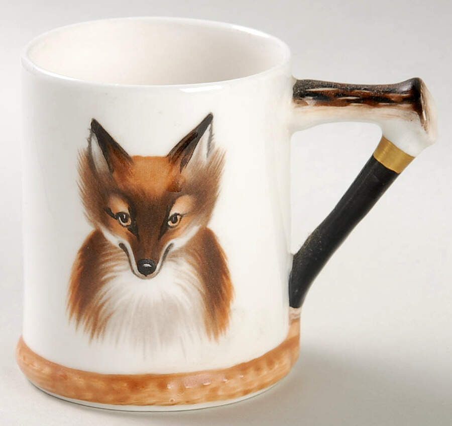 Reynard The Fox Flat Demitasse Cup by Royal Doulton-1