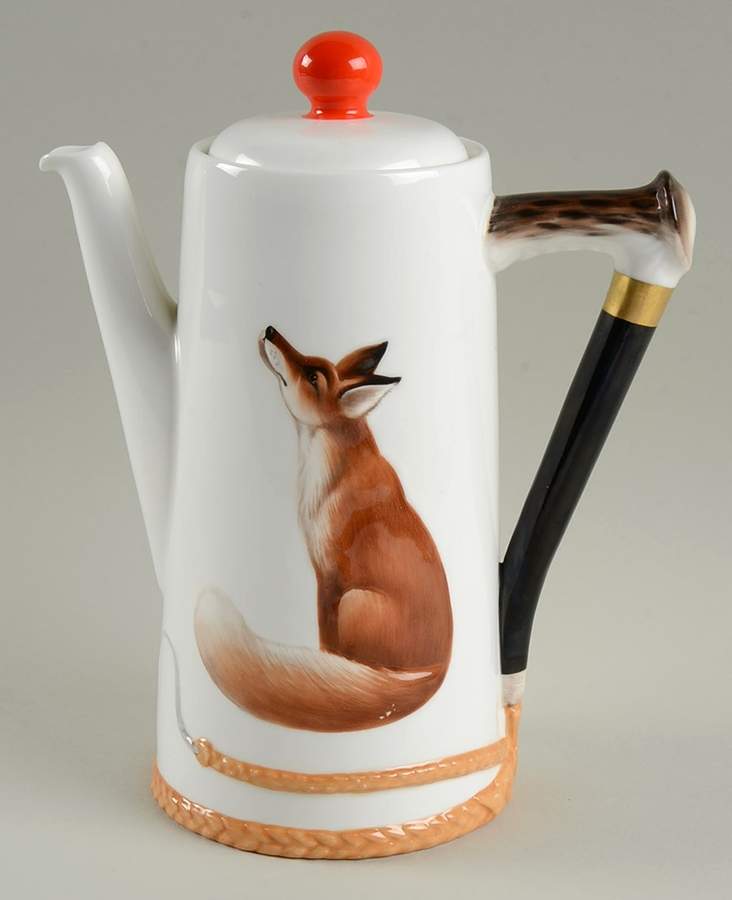 Reynard The Fox Coffee Pot & Lid by Royal Doulton-1