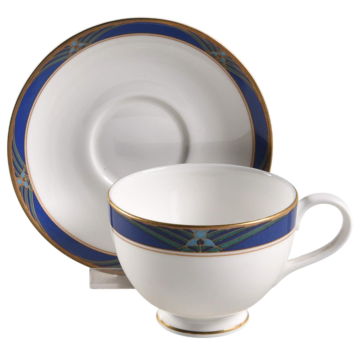 Regalia Footed Cup & Saucer Set by Royal Doulton-1