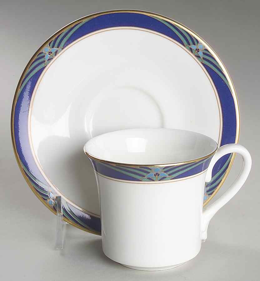 Regalia Flat Cup & Saucer Set by Royal Doulton-1