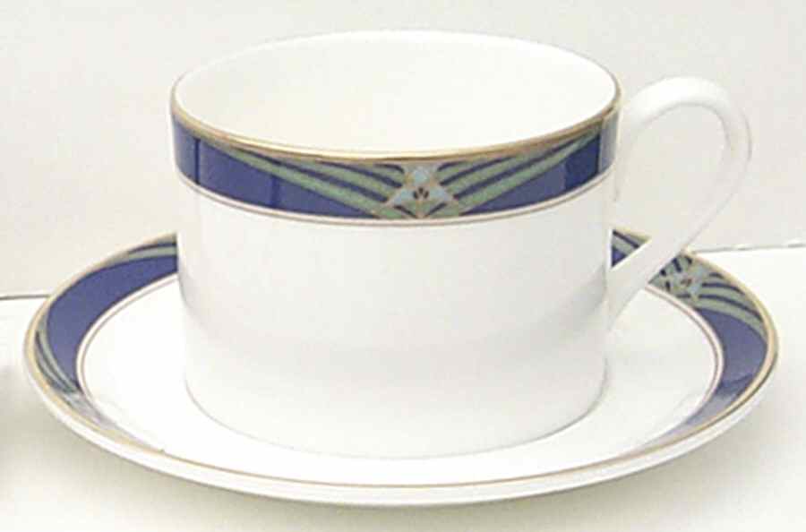 Regalia Flat Cup & Saucer Set by Royal Doulton-1