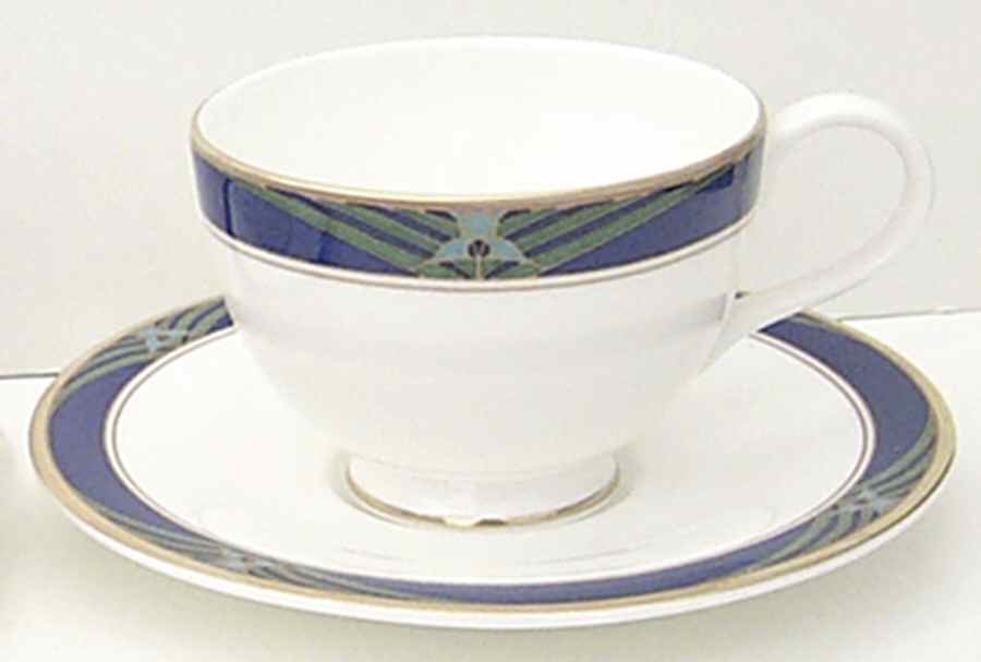 Regalia Footed Cup & Saucer Set by Royal Doulton-1