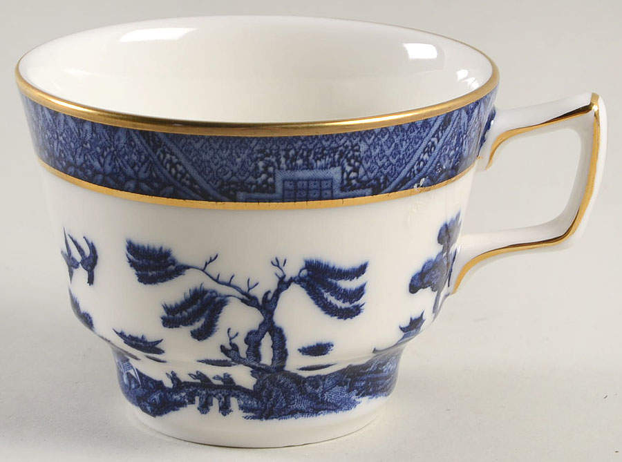 Real Old Willow Flat Cup by Royal Doulton-1
