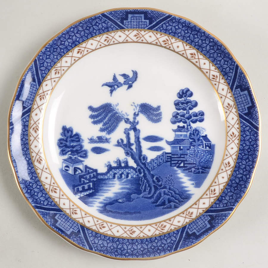 Real Old Willow Bread & Butter Plate by Royal Doulton-1