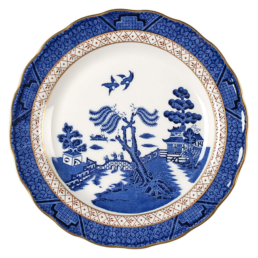 Real Old Willow Salad Plate by Royal Doulton-1