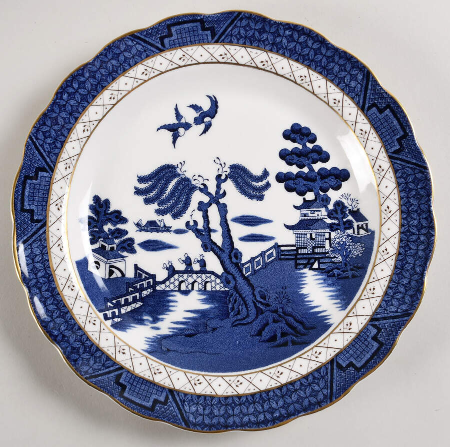Real Old Willow Dinner Plate by Royal Doulton-1