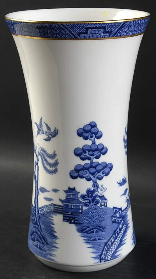 Real Old Willow 9" Vase by Royal Doulton-1