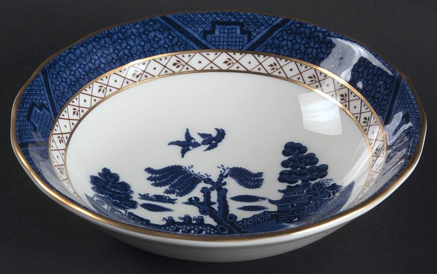 Real Old Willow Coupe Cereal Bowl by Royal Doulton-1