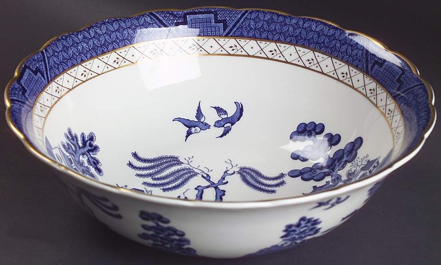Real Old Willow 10" Large Salad Serving Bowl by Royal Doulton-1