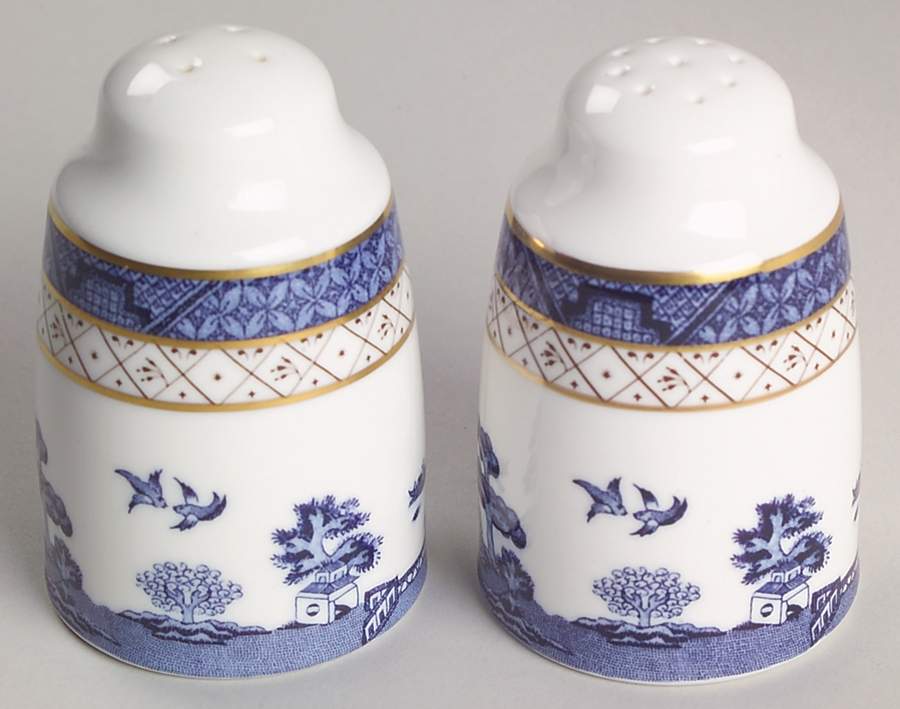 Real Old Willow Salt & Pepper Set by Royal Doulton-1