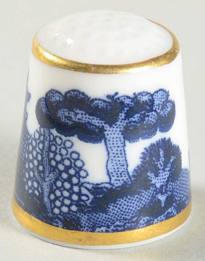 Real Old Willow Thimble by Royal Doulton-1