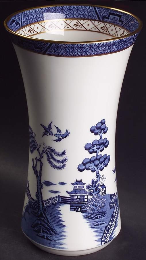 Real Old Willow 9" Vase by Royal Doulton-1