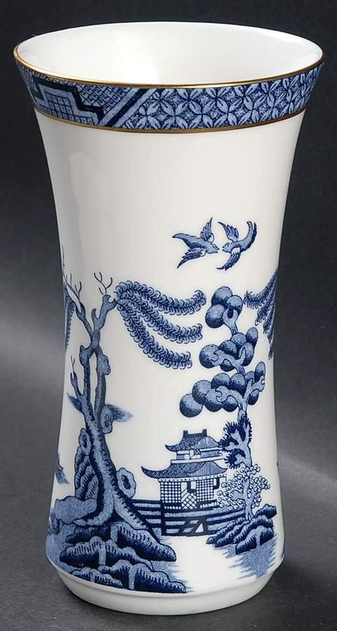 Real Old Willow 6" Vase by Royal Doulton-1