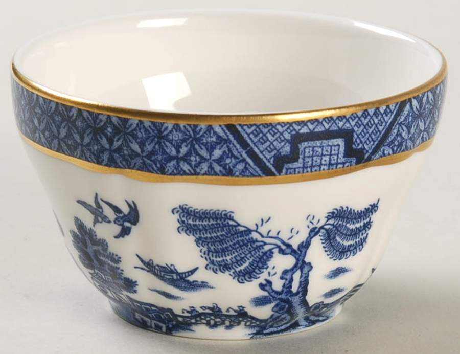 Real Old Willow Individual Open Sugar Bowl by Royal Doulton-1