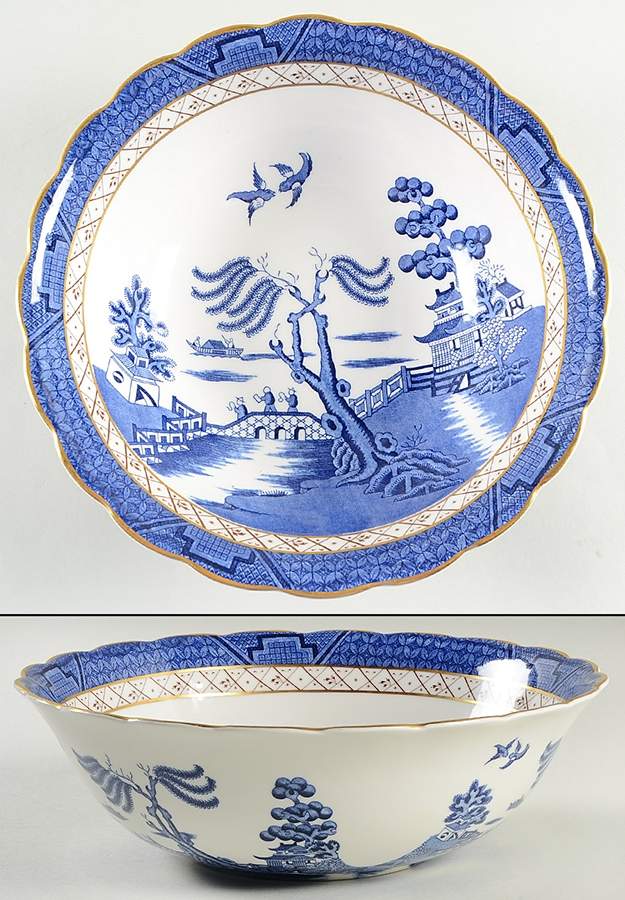 Real Old Willow 10" Round Vegetable Bowl by Royal Doulton-1