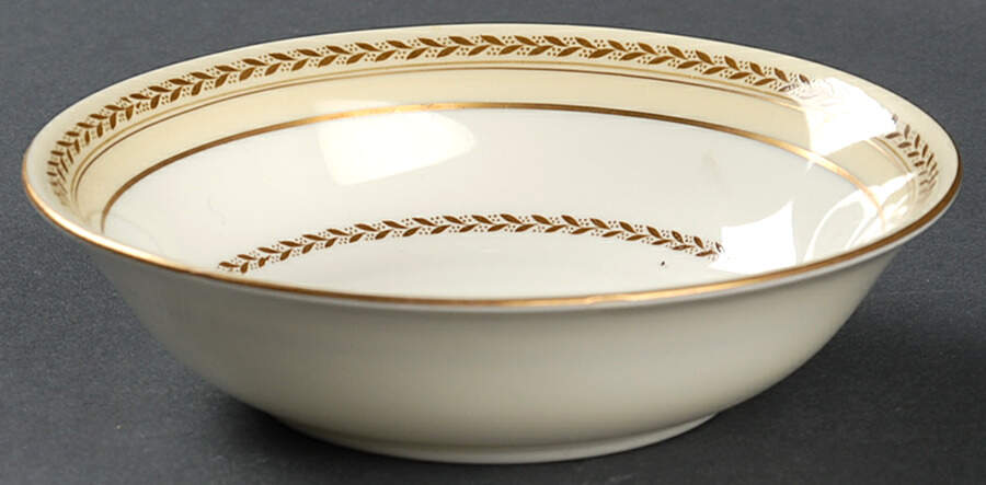 The Repton (Gold Trim) Coupe Cereal Bowl by Royal Doulton-1