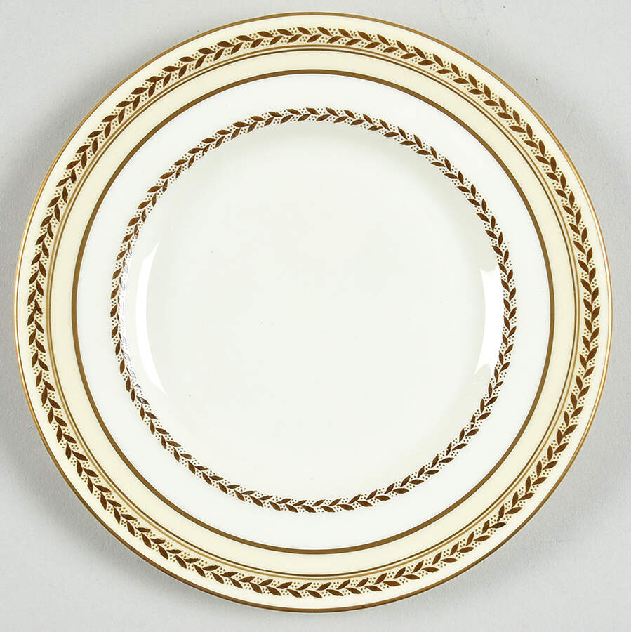 The Repton (Gold Trim) Bread & Butter Plate by Royal Doulton-1