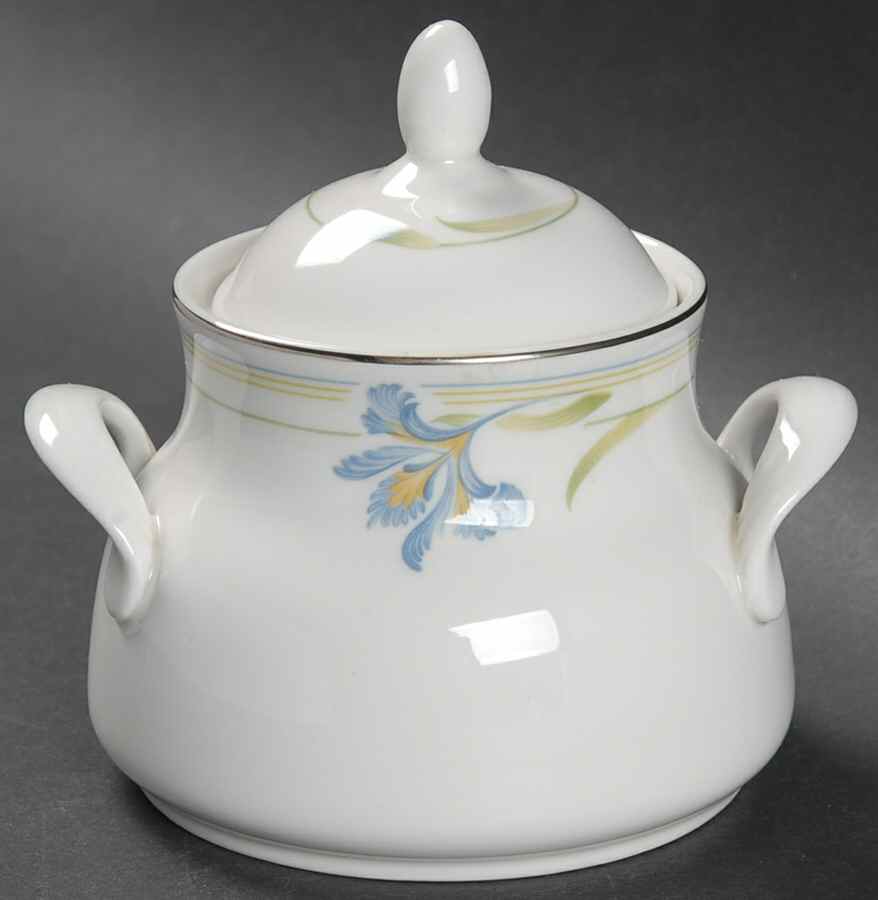 Rhapsody Sugar Bowl & Lid by Royal Doulton-1
