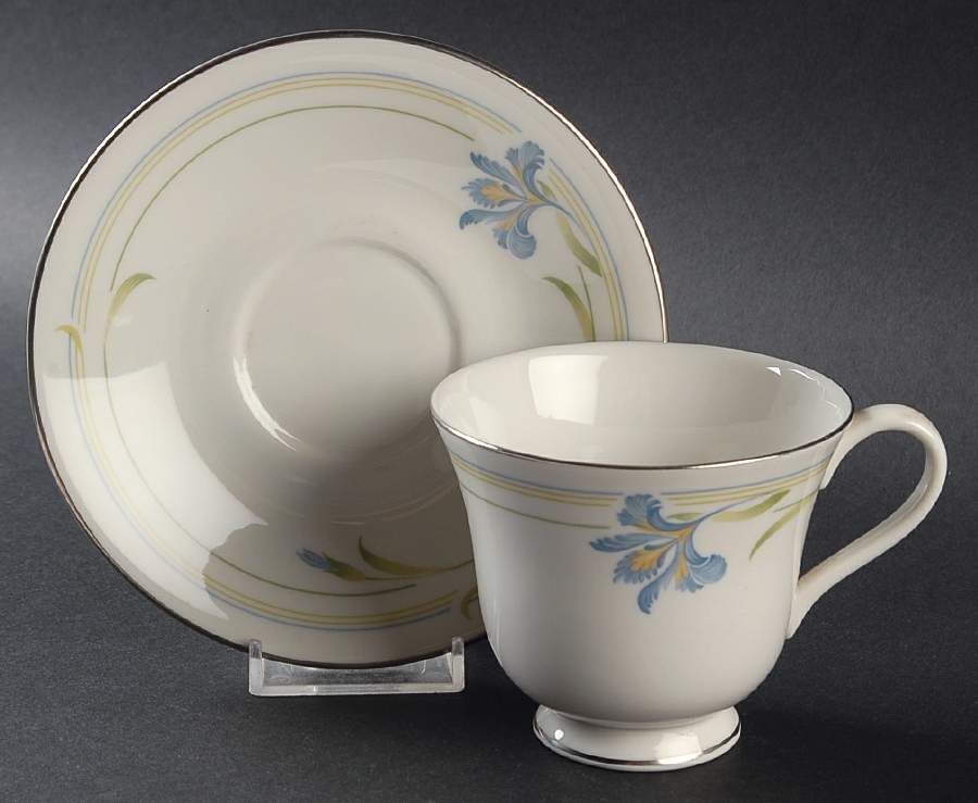 Rhapsody Footed Cup & Saucer Set by Royal Doulton-1