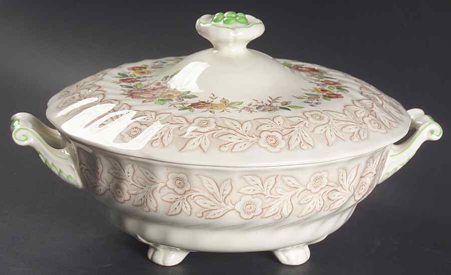 Rhapsody Round Covered Vegetable by Royal Doulton-1