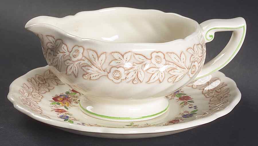 Rhapsody Gravy Boat & Underplate by Royal Doulton-1