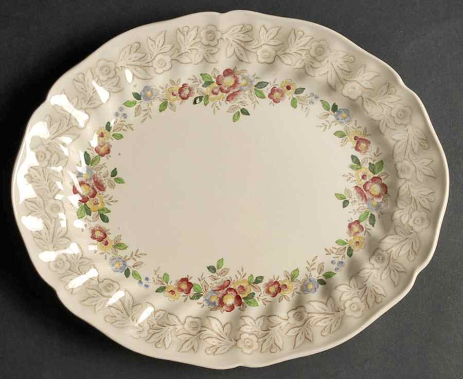 Rhapsody 11" Oval Serving Platter by Royal Doulton-1