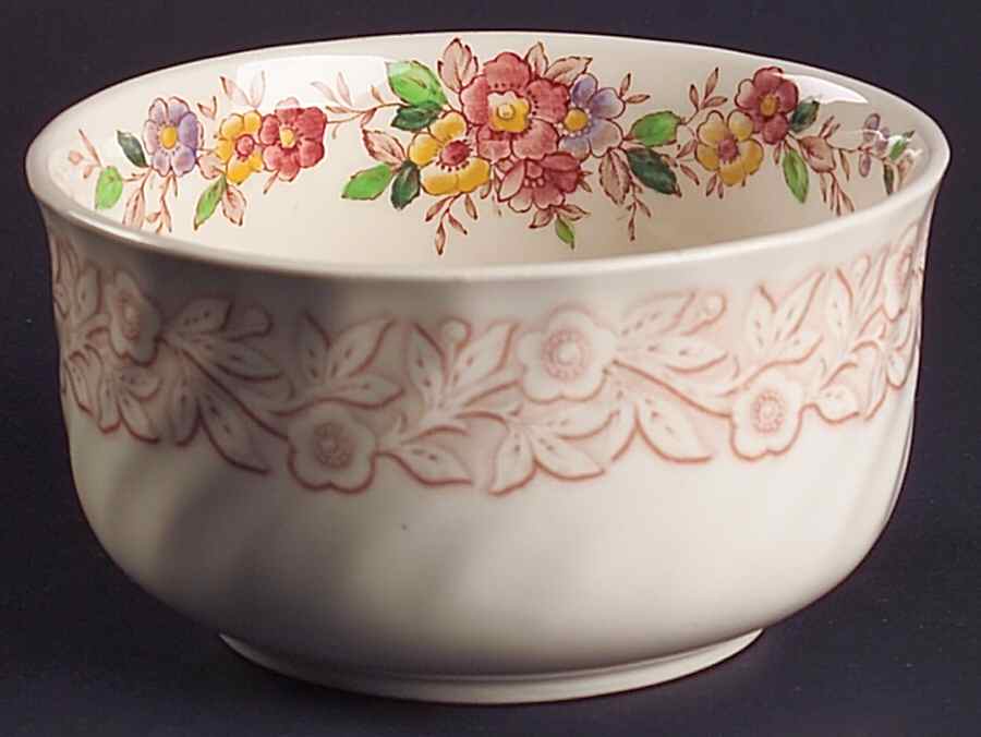 Rhapsody Cranberry Bowl by Royal Doulton-1