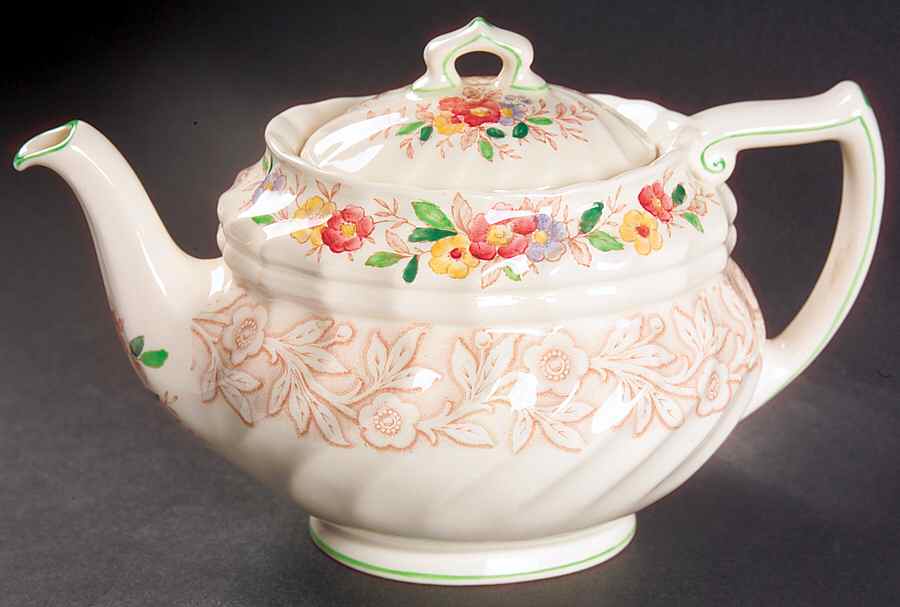 Rhapsody Mini Teapot & Lid by Royal Doulton-1