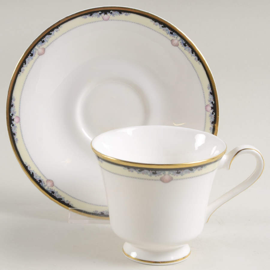 Rhodes Footed Cup & Saucer Set by Royal Doulton-1