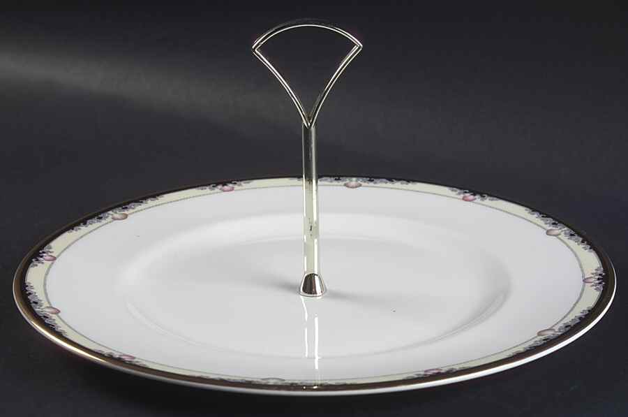 Rhodes Round Serving Plate with Handle (DP) by Royal Doulton-1