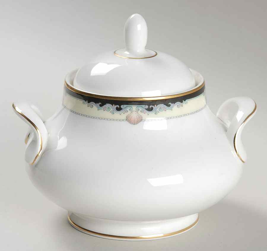 Rhodes Sugar Bowl & Lid by Royal Doulton-1