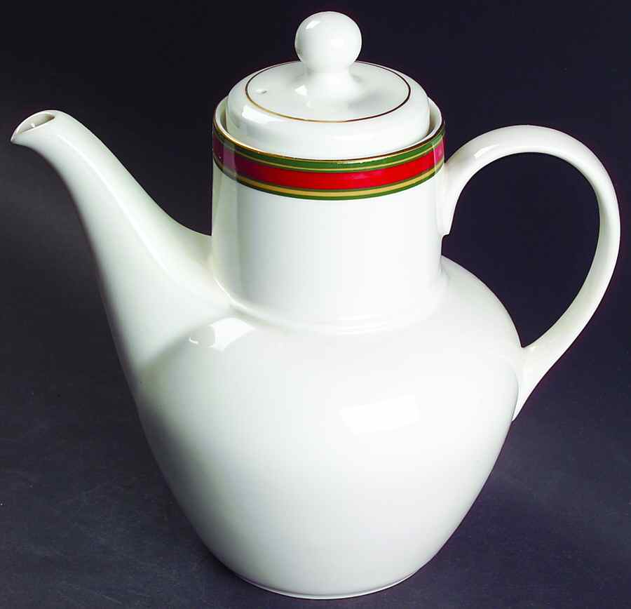 Ribbon Coffee Pot & Lid by Royal Doulton-1