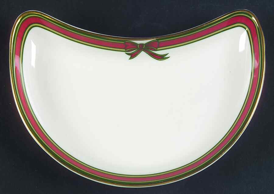 Ribbon Crescent Salad Plate by Royal Doulton-1