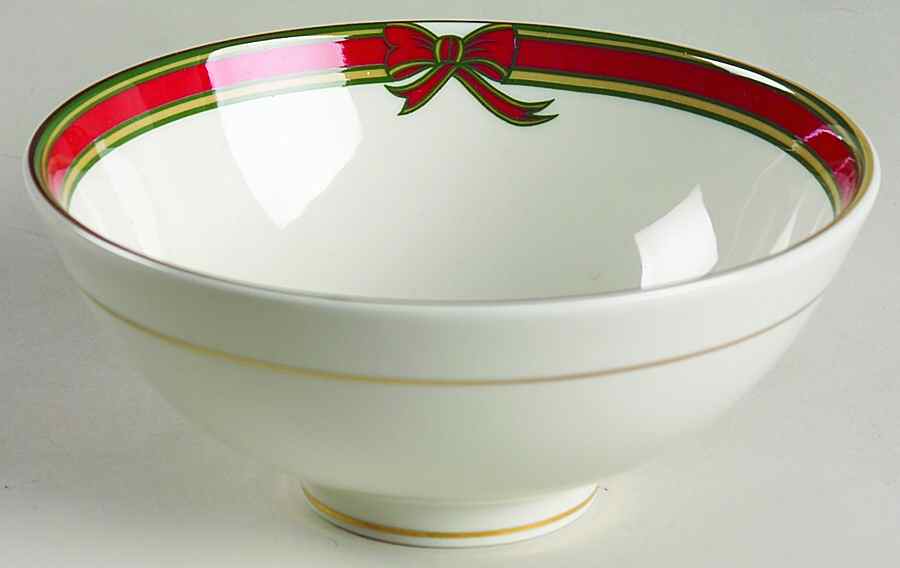 Ribbon Cranberry Bowl by Royal Doulton-1