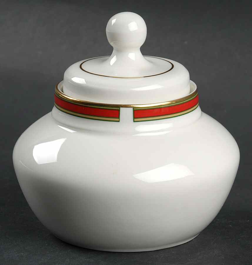 Ribbon Sugar Bowl & Lid by Royal Doulton-1