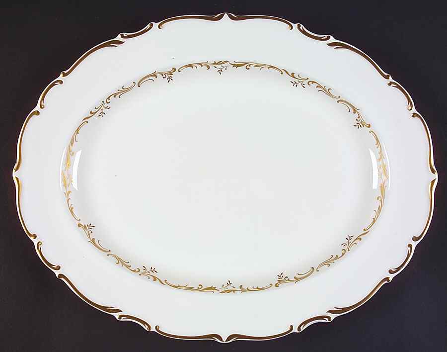 Richelieu 13" Oval Serving Platter by Royal Doulton-1