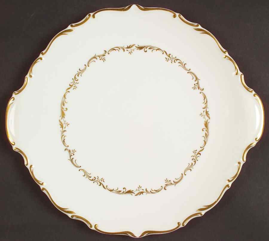 Richelieu Handled Cake Plate by Royal Doulton-1
