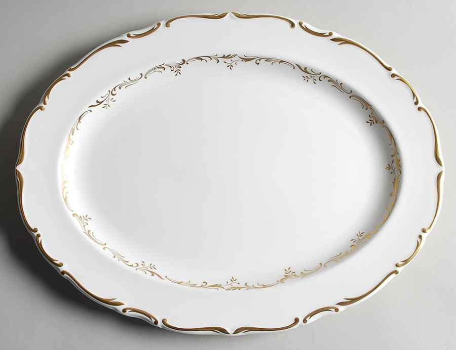 Richelieu 16" Oval Serving Platter by Royal Doulton-1