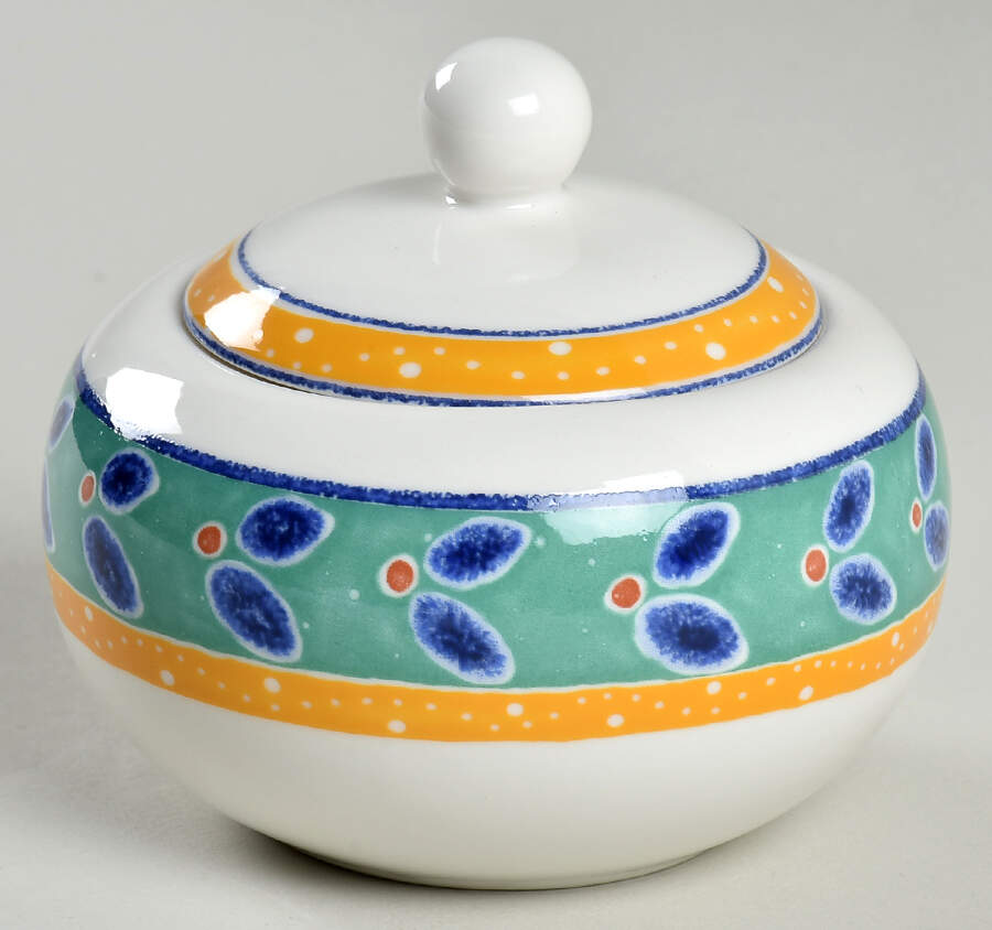 Rio Sugar Bowl & Lid by Royal Doulton-1