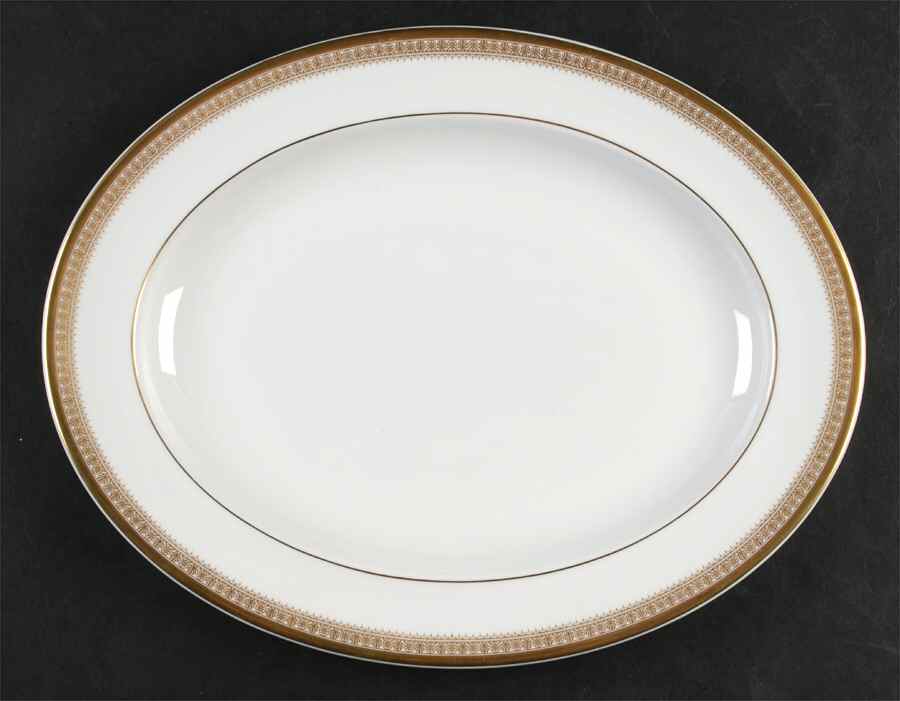 Ritz 13" Oval Serving Platter by Royal Doulton-1